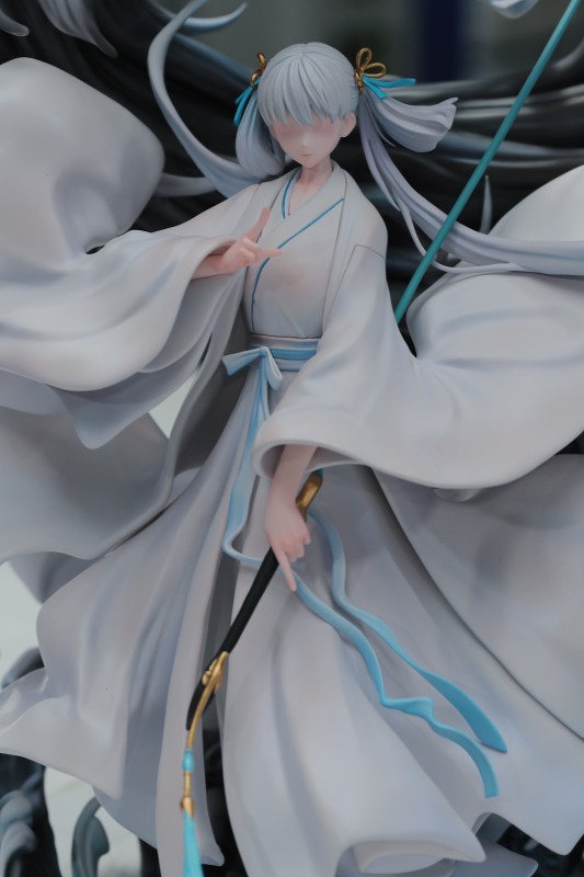 【Pre-order】Miao Yin Pavilion Studio  Jinxi Dragon-Riding in White Resin Statue