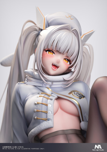 【Pre-order】New Age Studio 1/6 &1/4 Scale Little White Rabbit – Lucky Train Ver Resin Statue
