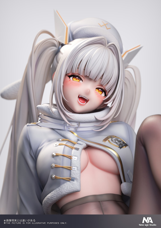 【Pre-order】New Age Studio 1/6 &1/4 Scale Little White Rabbit – Lucky Train Ver Resin Statue
