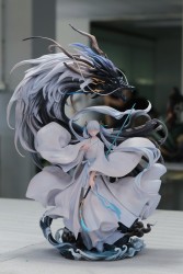 【Pre-order】Miao Yin Pavilion Studio  Jinxi Dragon-Riding in White Resin Statue