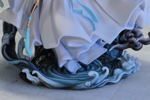 【Pre-order】Miao Yin Pavilion Studio  Jinxi Dragon-Riding in White Resin Statue