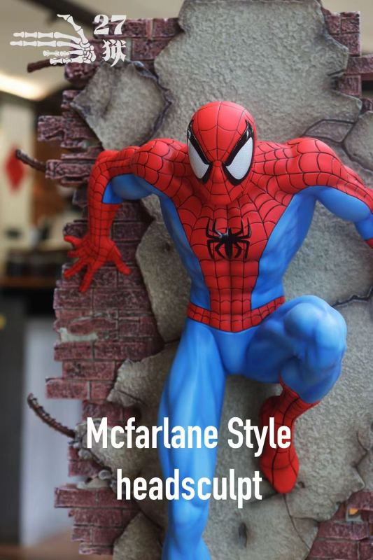 【Pre-order】27abyss Studio 1/4 Scale Spiderman GK Resin Statue