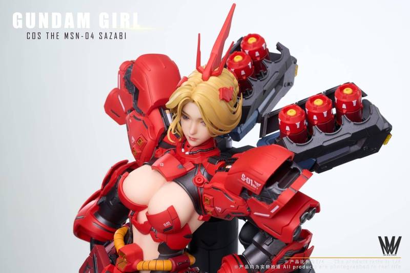 【Pre-order】Max Milk Studio 1/4 Scale Cos The SAZABI Gundam Girl Resin Statue
