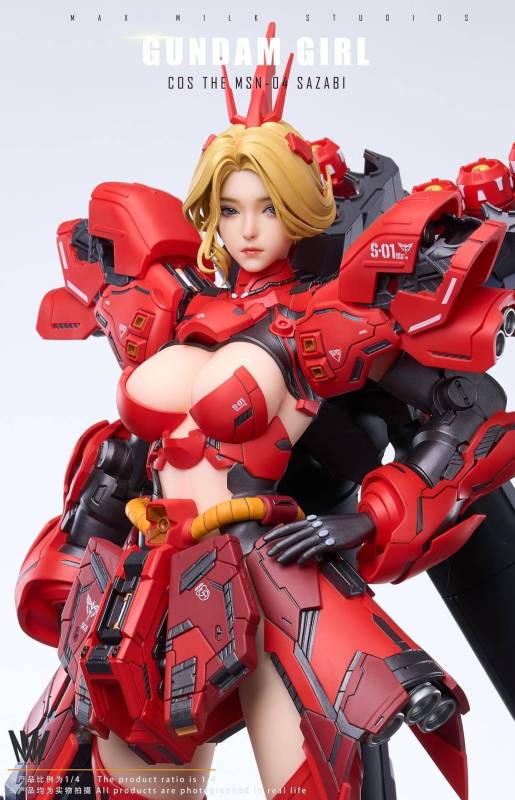 【Pre-order】Max Milk Studio 1/4 Scale Cos The SAZABI Gundam Girl Resin Statue