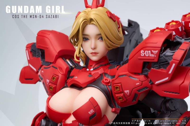 【Pre-order】Max Milk Studio 1/4 Scale Cos The SAZABI Gundam Girl Resin Statue