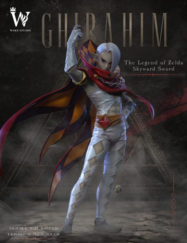 【Pre-order】Wake Studio 1/4 & 1/6 Scale Ghirahim Resin Statue
