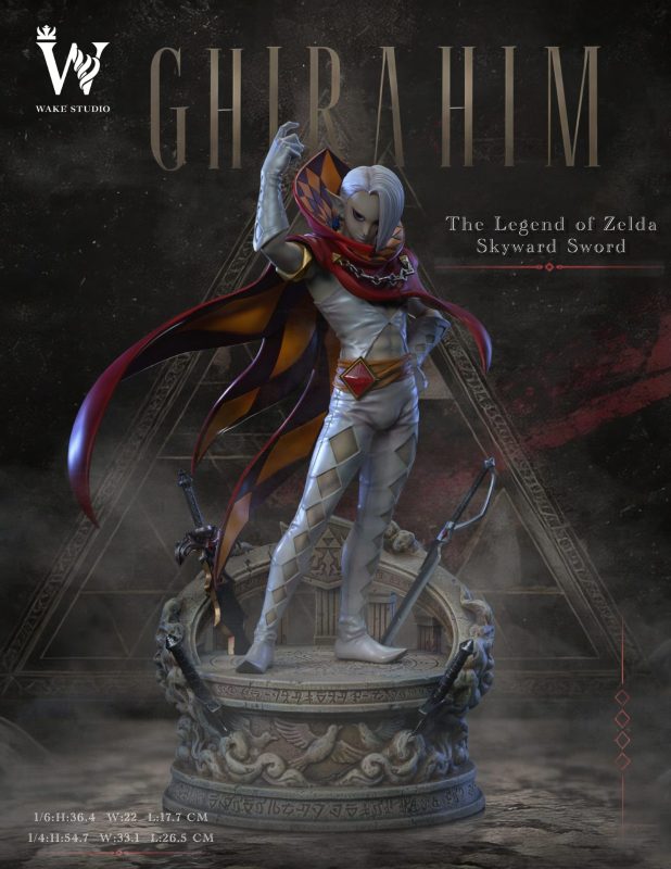 【Pre-order】Wake Studio 1/4 & 1/6 Scale Ghirahim Resin Statue