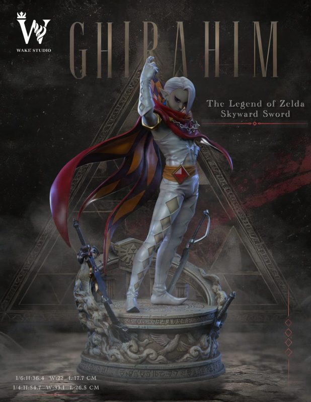 【Pre-order】Wake Studio 1/4 & 1/6 Scale Ghirahim Resin Statue