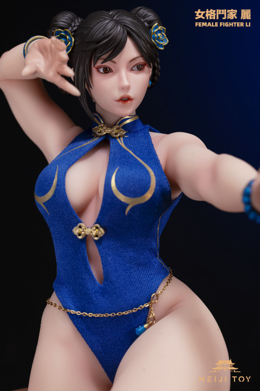 【Pre-order】HeiJi Toys Studio 1/6 Scale Female Fighter Chun-Li HJ001 (Articulated Figure) Resin Statue