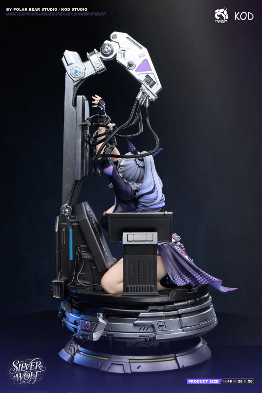 【Pre-order】Polar Bear x KOD Studio 1/4 Scale Silver Wolf Resin Statue