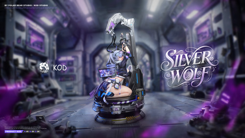 【Pre-order】Polar Bear x KOD Studio 1/4 Scale Silver Wolf Resin Statue