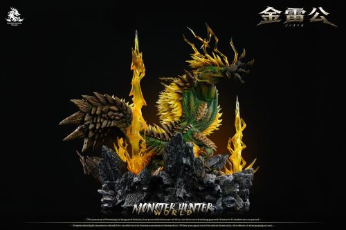 【Pre-order】Dragon Realm Studio Zinogre x Stygian Zinogre x Thunderlord Zinogre Resin Statue