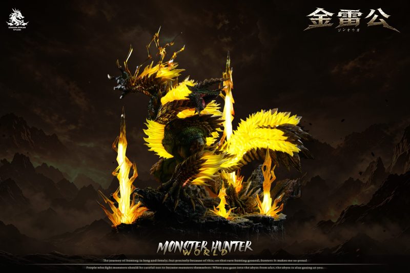 【Pre-order】Dragon Realm Studio Zinogre x Stygian Zinogre x Thunderlord Zinogre Resin Statue