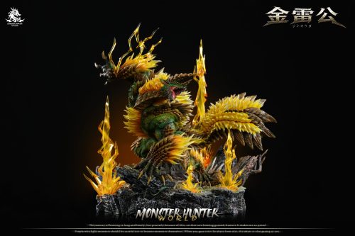 【Pre-order】Dragon Realm Studio Zinogre x Stygian Zinogre x Thunderlord Zinogre Resin Statue