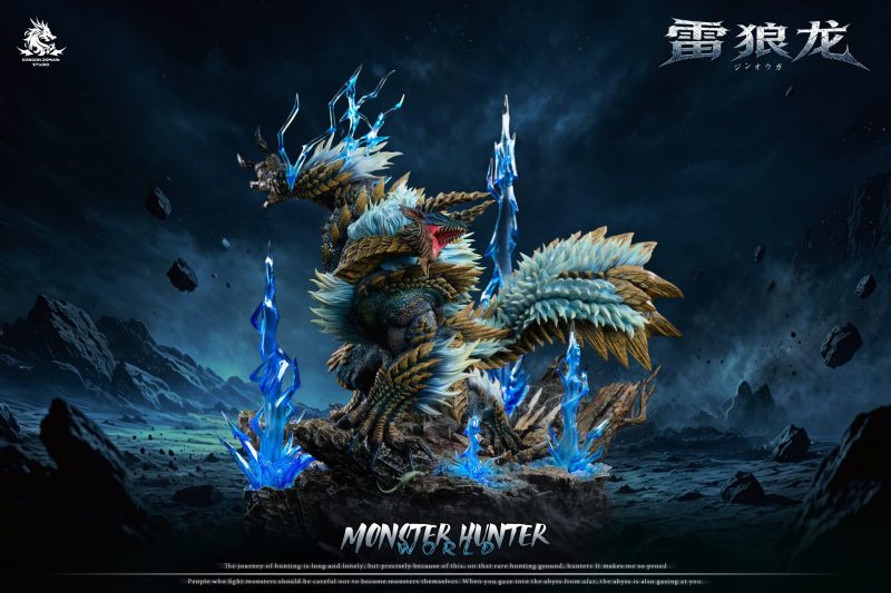 【Pre-order】Dragon Realm Studio Zinogre x Stygian Zinogre x Thunderlord Zinogre Resin Statue