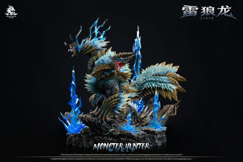 【Pre-order】Dragon Realm Studio Zinogre x Stygian Zinogre x Thunderlord Zinogre Resin Statue