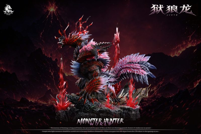 【Pre-order】Dragon Realm Studio Zinogre x Stygian Zinogre x Thunderlord Zinogre Resin Statue