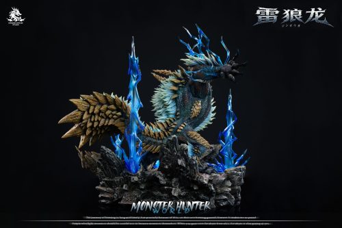 【Pre-order】Dragon Realm Studio Zinogre x Stygian Zinogre x Thunderlord Zinogre Resin Statue