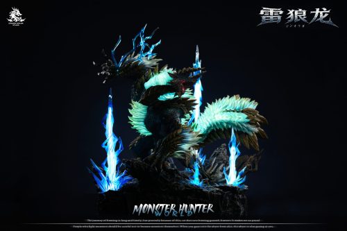 【Pre-order】Dragon Realm Studio Zinogre x Stygian Zinogre x Thunderlord Zinogre Resin Statue