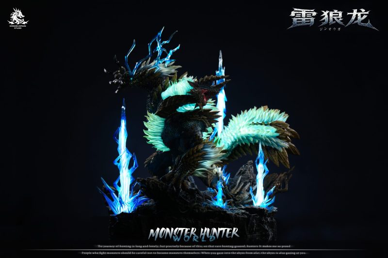 【Pre-order】Dragon Realm Studio Zinogre x Stygian Zinogre x Thunderlord Zinogre Resin Statue