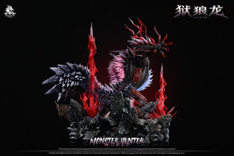 【Pre-order】Dragon Realm Studio Zinogre x Stygian Zinogre x Thunderlord Zinogre Resin Statue