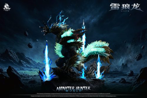 【Pre-order】Dragon Realm Studio Zinogre x Stygian Zinogre x Thunderlord Zinogre Resin Statue