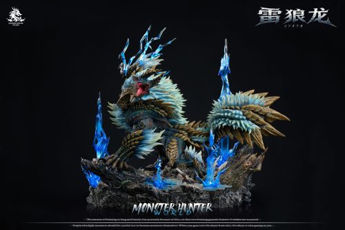 【Pre-order】Dragon Realm Studio Zinogre x Stygian Zinogre x Thunderlord Zinogre Resin Statue
