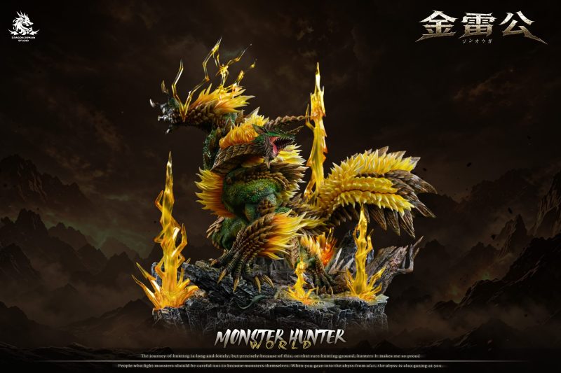 【Pre-order】Dragon Realm Studio Zinogre x Stygian Zinogre x Thunderlord Zinogre Resin Statue