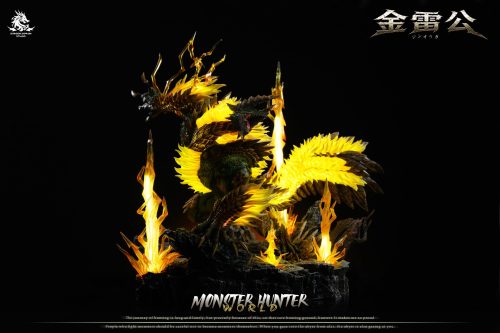 【Pre-order】Dragon Realm Studio Zinogre x Stygian Zinogre x Thunderlord Zinogre Resin Statue