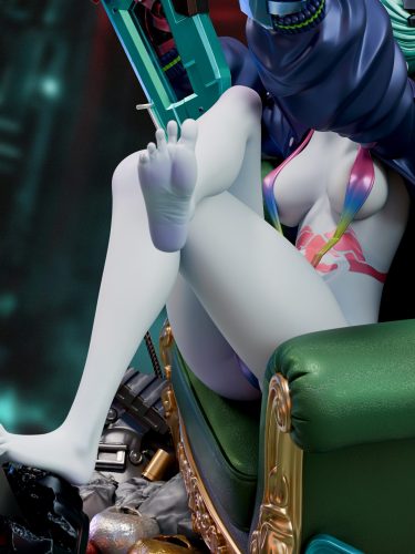 【Pre-order】Reflection Studio 1/4 Scale CyberPunk Rebecca Resin Statue