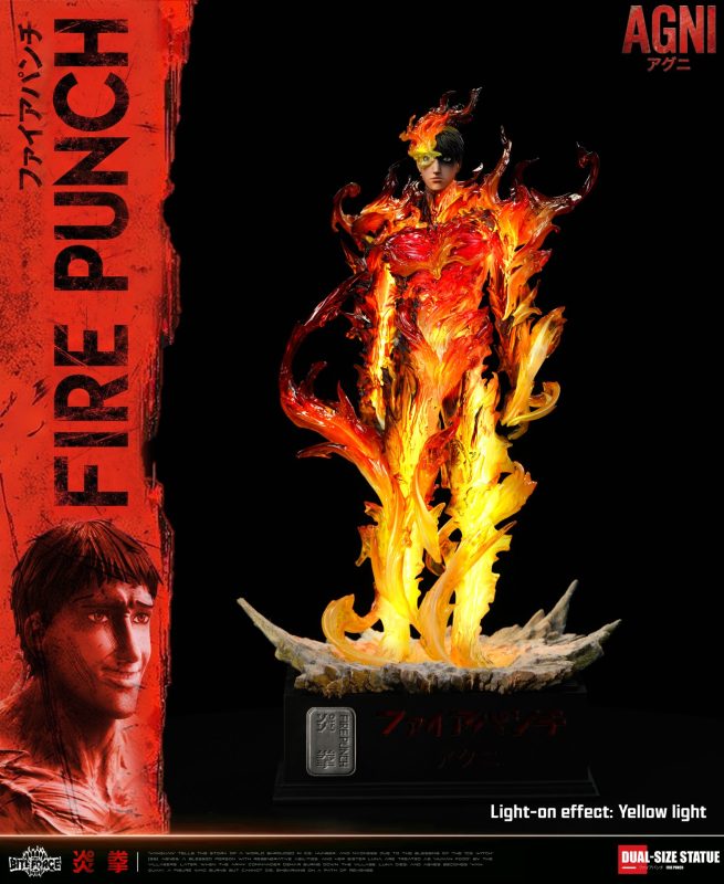 【Pre-order】BiteForce Studio 1/6 & 1/4 Scale Fire Punch Agni Resin Statue