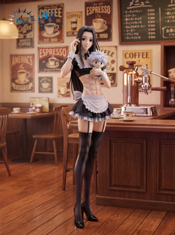【Pre-order】CDKey x PG Studio 1/6 Scale Hisoka Morow & Illumi Zoldyck maid suit Resin Statue