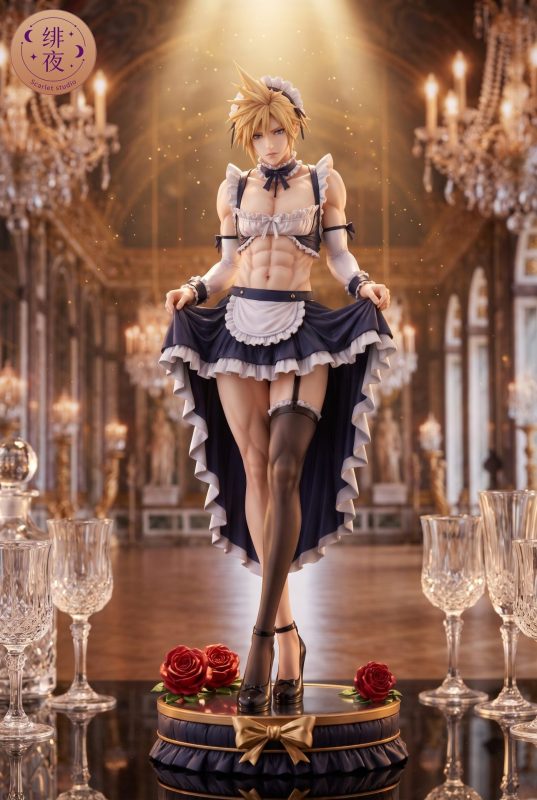 【Pre-order】Scarlet Studio 1/6 Scale Cross-dressing Cloud in a Maid Outfit Resin Statue