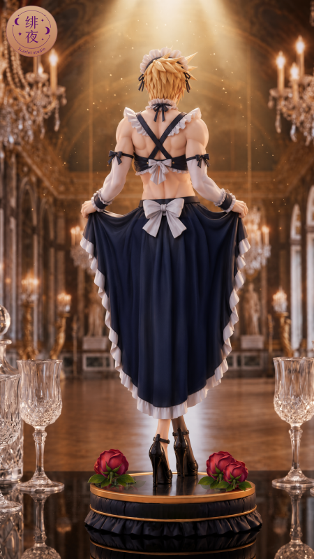 【Pre-order】Scarlet Studio 1/6 Scale Cross-dressing Cloud in a Maid Outfit Resin Statue