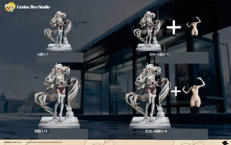 【Pre-order】Genius Bee-Studio 1/7&1/4  Scale NIKKE – Blanc – Lucky Express Resin Statue