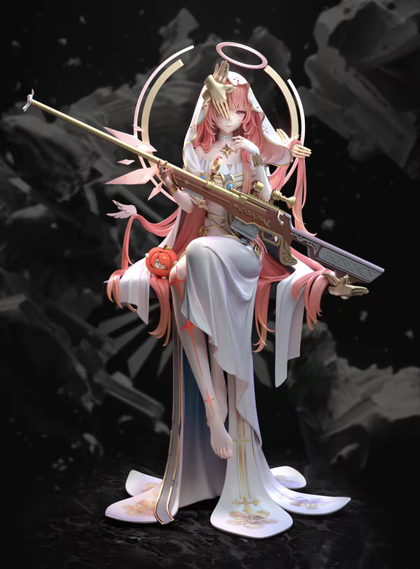 【Pre-order】NBJ-Studios 1/7 Scale Arknights Lemuen The Preacher – Requiem for the Evening Star Resin Statue