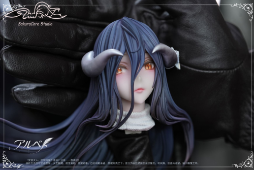 【Pre-order】SakuraCore Studio 1/4 Scale Pure White Succubus – Albedo Resin Statue