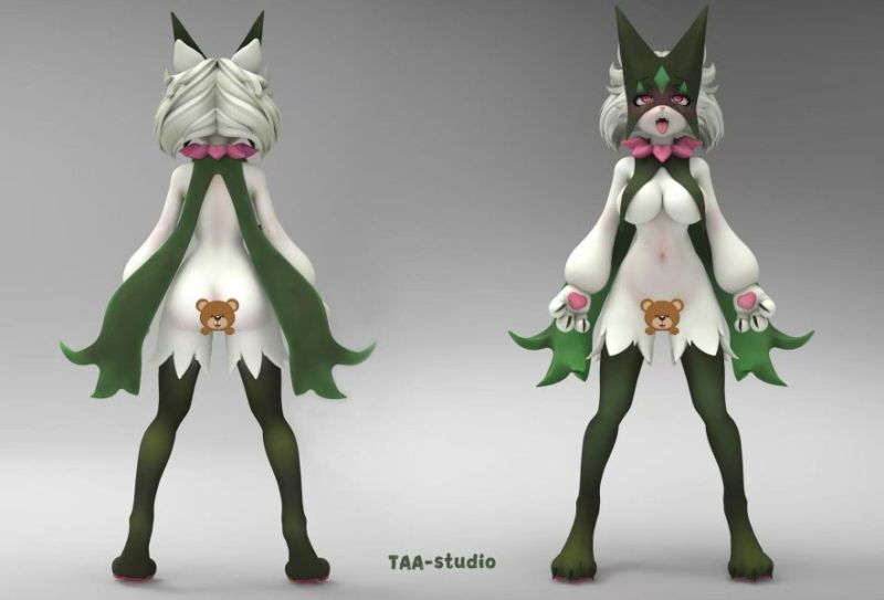【Pre-order】TAA Studio 1/1 Scale Meowscarada Silicone Doll Statue