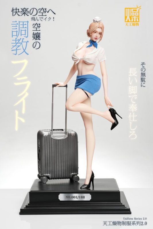 【Pre-order】TGZW Studio 1/4 Scale Flight Attendant 2.0 Resin Statue