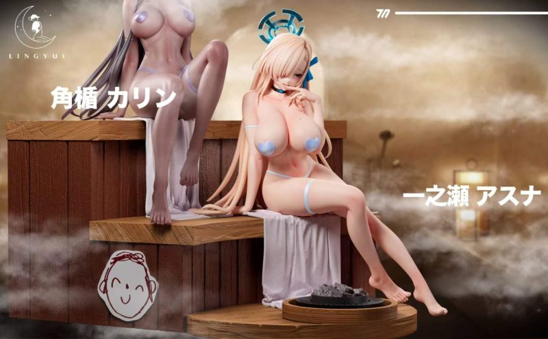 【Pre-order】LingYue Studio 1/6 Scale Asuna & Karin Resin Statue