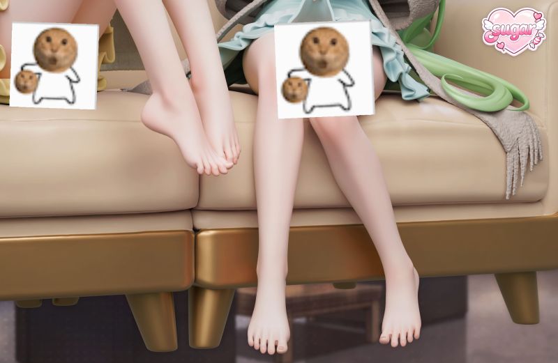 【Pre-order】Tangxin Studio 1/6 Scale Pajama-Clad Hikari & Nozomi Resin Statue