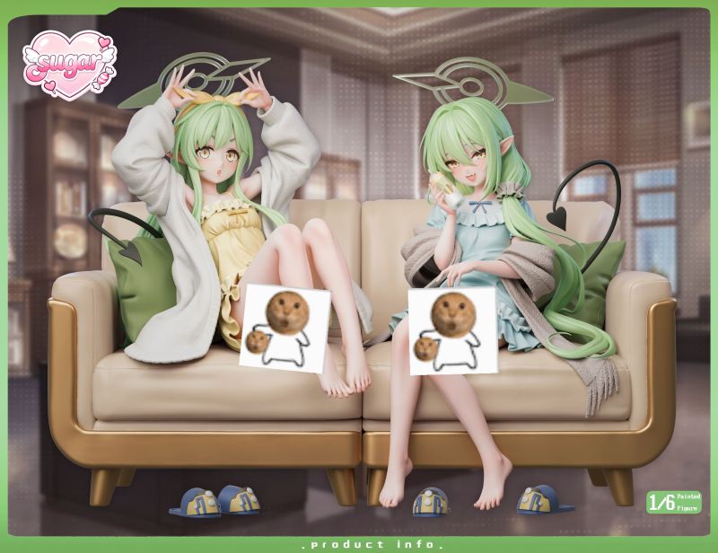 【Pre-order】Tangxin Studio 1/6 Scale Pajama-Clad Hikari & Nozomi Resin Statue
