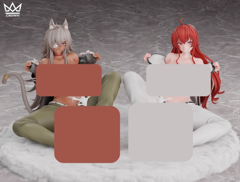【Pre-order】Crown Studio 1/6 Scale Eris Boreas Greyrat & Ghislaine Dedoldia Resin Statue