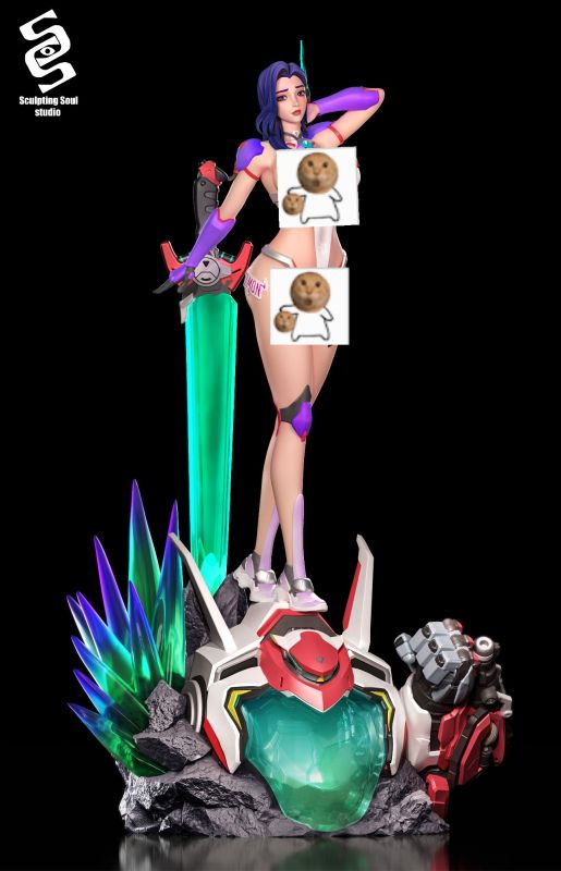【Pre-order】Sculpting Soul studio 1/4 Scale D.Mon Yuna Lee  Resin Statue