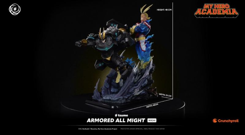【Pre-order】Tsume Studio 1/6 Toga Armored All Might: Ikigai  Resin Statue