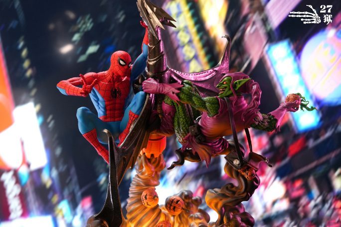 【Pre-order】27abyss Studio 1/4 Scale SpiderMan vs Green Goblin Resin Statue