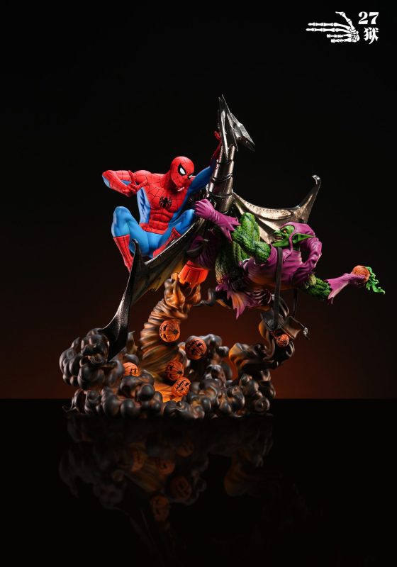 【Pre-order】27abyss Studio 1/4 Scale SpiderMan vs Green Goblin Resin Statue