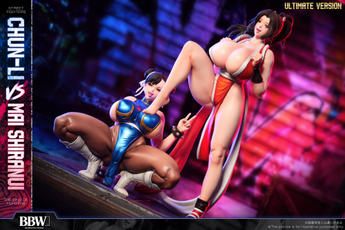 【Pre-order】BBW Studio 1/6 Scale Chun-Li VS  Mai Shiranui Resin Statue