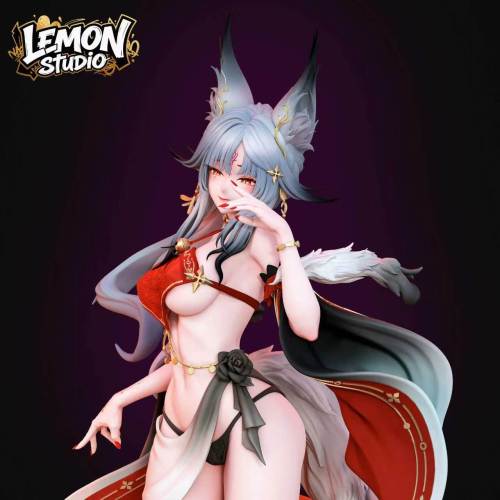 【Pre-order】Lemon Studio 1/6 & 1/4 Scale White-Furred Fox Lady – Xinyue Hu Resin Statue