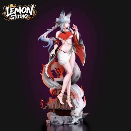 【Pre-order】Lemon Studio 1/6 & 1/4 Scale White-Furred Fox Lady – Xinyue Hu Resin Statue
